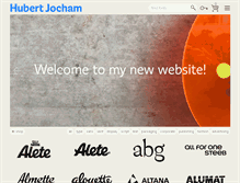 Tablet Screenshot of hubertjocham.de